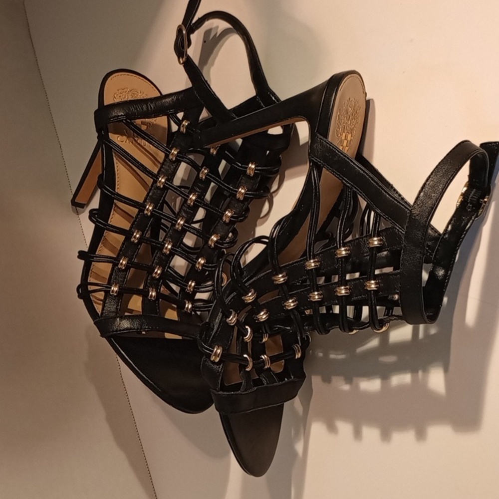 Vince Camuto black dress shoes - Picture 6 of 7